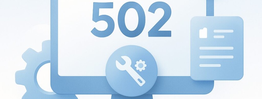 Foutcode 502 oplossen