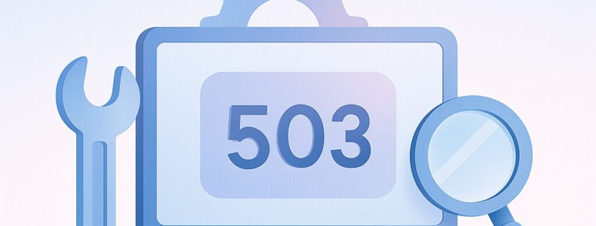 Foutcode 503 oplossen