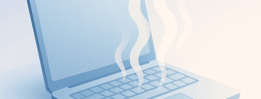 Laptop wordt te heet