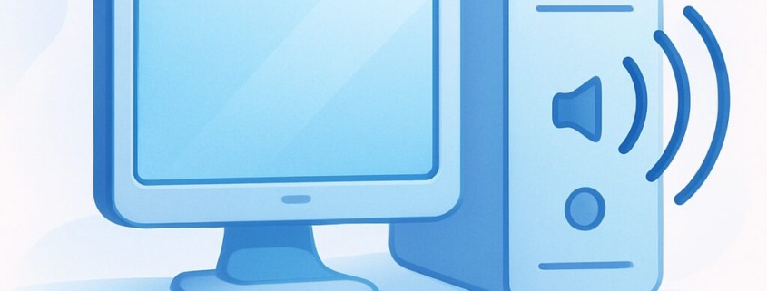 PC maakt geluid