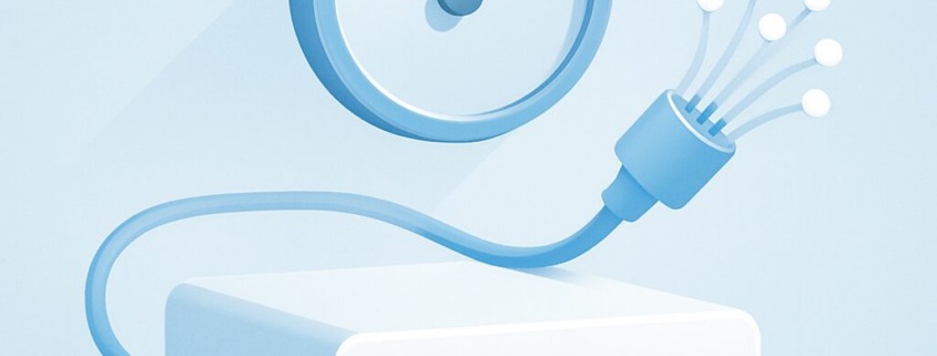 Snelheid van glasvezel